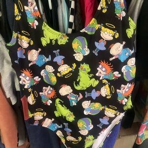 Rug Rats Print Swimsuit By Nickelodeon.